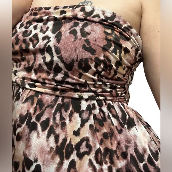 Animal print strapless sundress size large - Picture 14 of 14